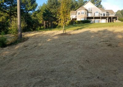 Land clearing project in Blairsville, GA.