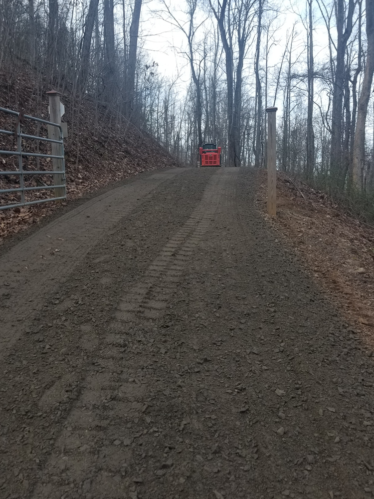 Clearing a Lot for a Home in Blairsville