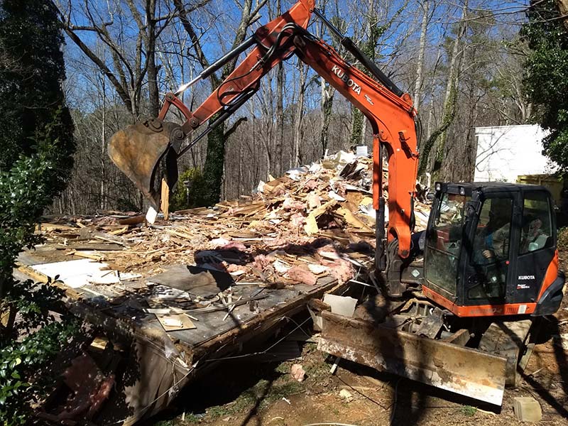 Demolition in Blue Ridge