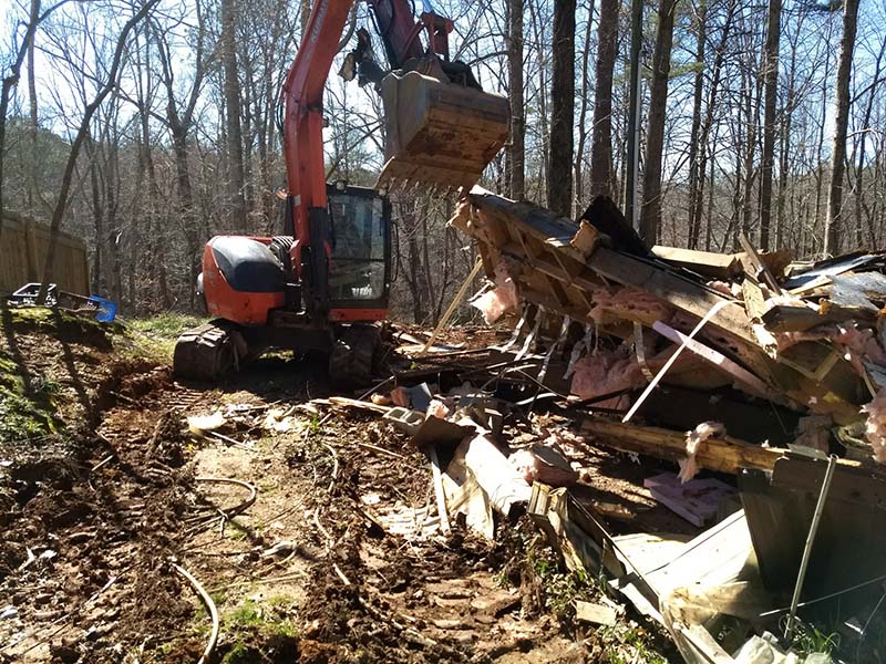 Demolition in Blairsville