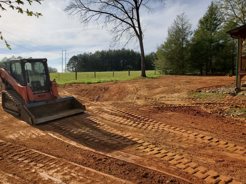 Clearing a Lot for a Home in Blairsville